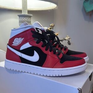 Jordan Red and Black Nike Sneakers